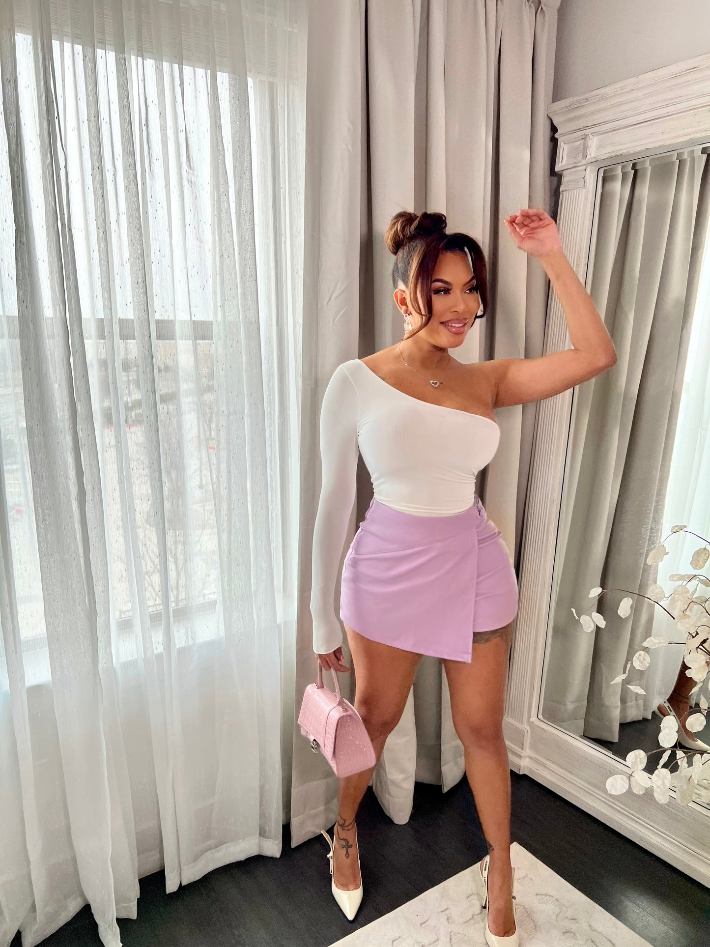 “CLUELESS” lilac