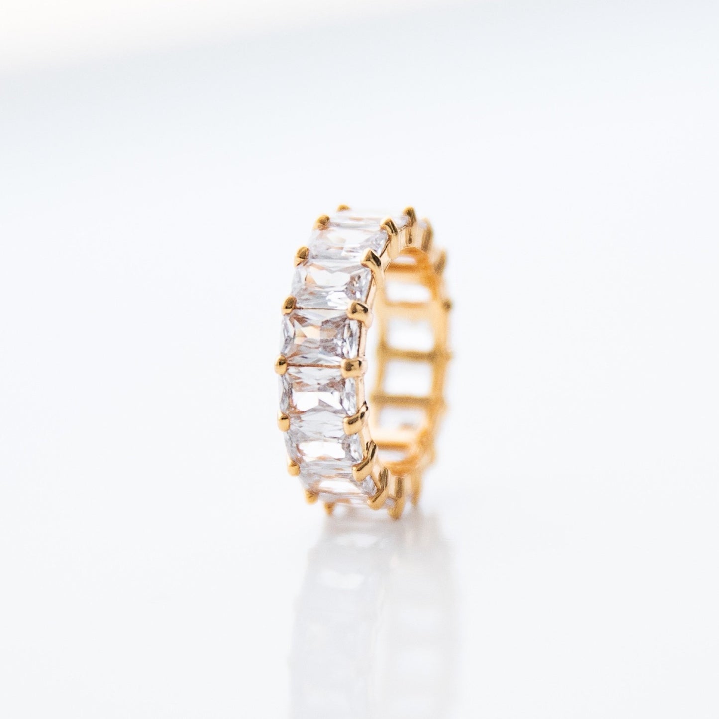 "RADIANT" ETERNITY BAND gold