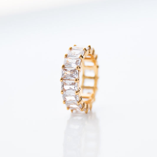 "RADIANT" ETERNITY BAND gold
